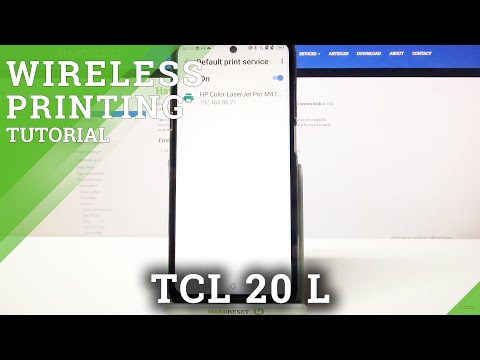 How to Connect Printer in TCL 20 L - Print Wireless
