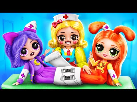 КэтНэп осталось жить 24 часа! Больница Poppy Playtime / 32 истории и поделки для кукол ЛОЛ