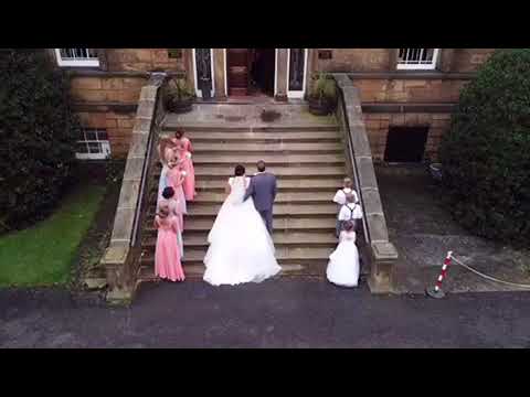 Aerial wedding photography and video by sky high digital at backworth hall jpg