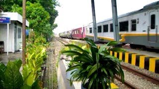 preview picture of video 'Kereta Api Sembrani Datang Stasiun Lamongan'
