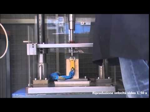 Viro Supermorso resistance test during hitting, after Salt Spray Fog Corrosion Test.