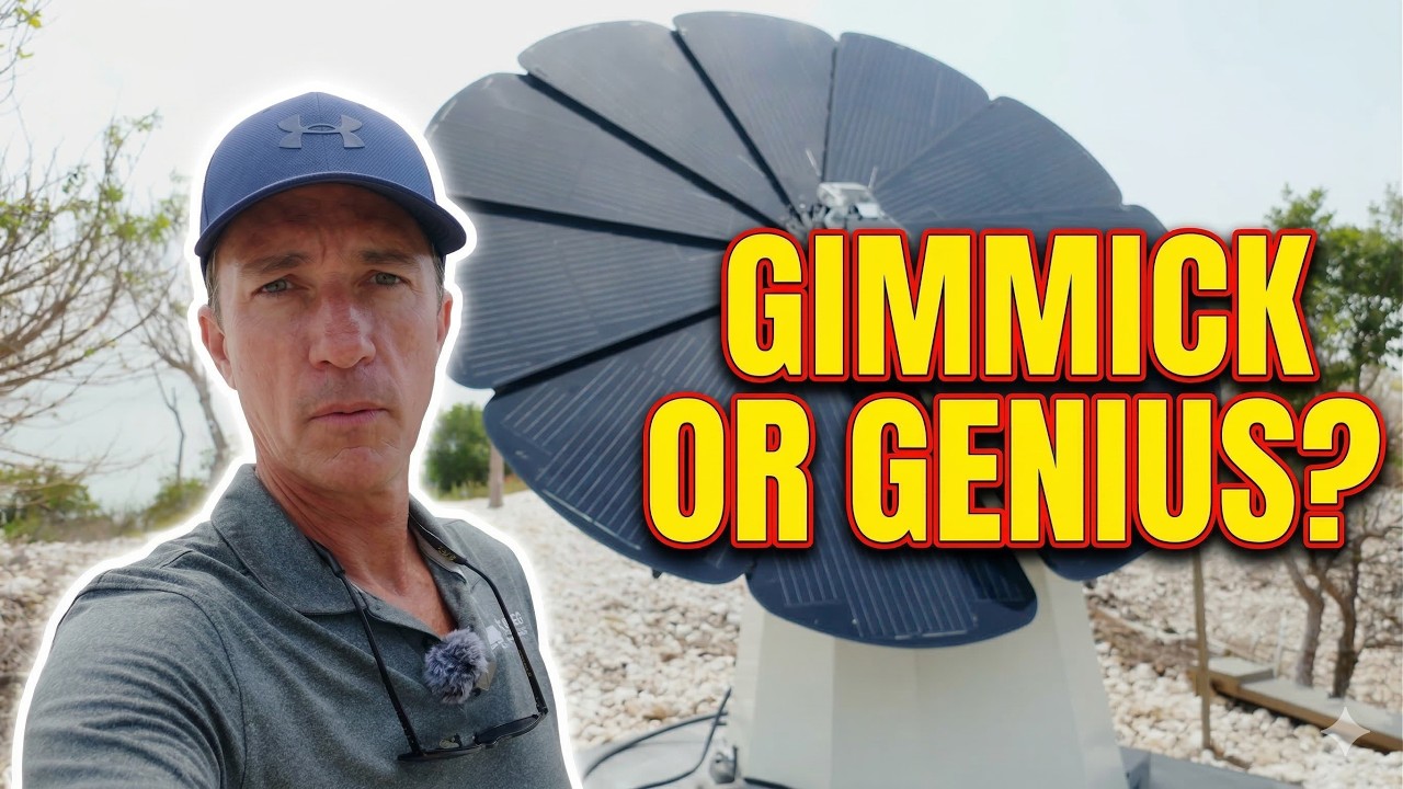 Smartflower Solar Panels - Checking One Out