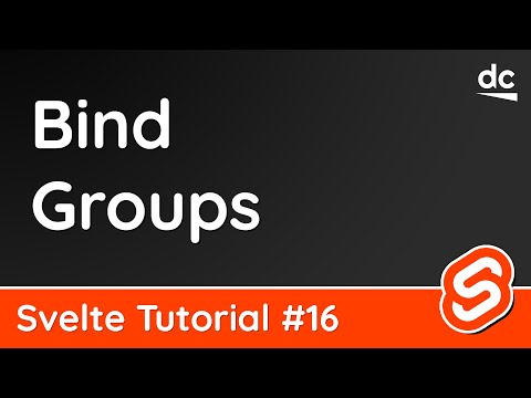Bind Groups Multiple Bindings Svelte Tutorial 16