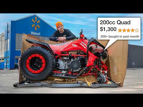 I Bought the World's Cheapest 200 Quad at Walmart!