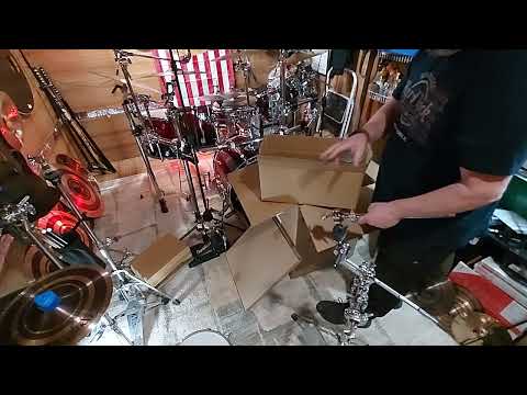 Yamaha Stage Custom Birch Bebop Kit unboxing. Cranberry Red bop kit #drumset with 18/14/12 #drums
