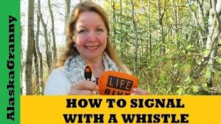 How To Signal With A Whistle