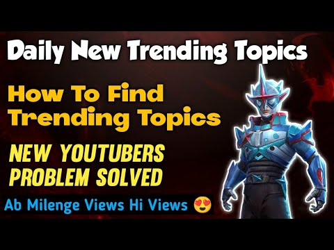 How To Find Trending Topics For BGMI Videos | Gaming Videos Trending Topics ? | New Video Topics