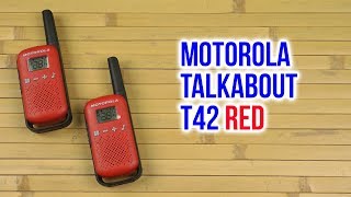 Motorola Talkabout T42 Blue Twin Pack (B4P00811LDKMAW) - відео 3