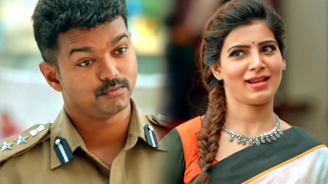 सामंथा ने विजय के लिए पहली बार साड़ी पेहनी है l Theri Movie Best Scene