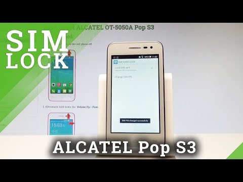 How to Configure SIM Lock in ALCATEL Pop S3 - Set Up PIN |HardReset.Info