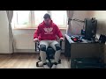 Žaidimų kėdė Marvo CH-118 Gaming Chair, Juoda-raudona