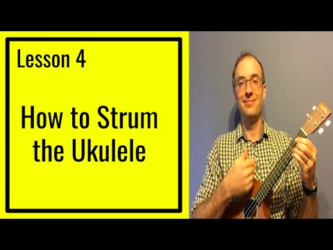 Ukulele Lesson 4: Basic Strumming Patterns with "Starlight, Starbright"