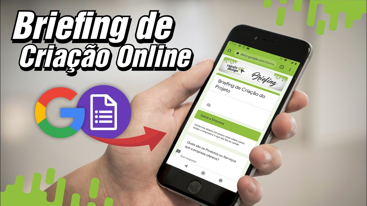 Como fazer um Briefing de Criação para Design Gráfico no Google Forms [Modelo de Briefing Online]
