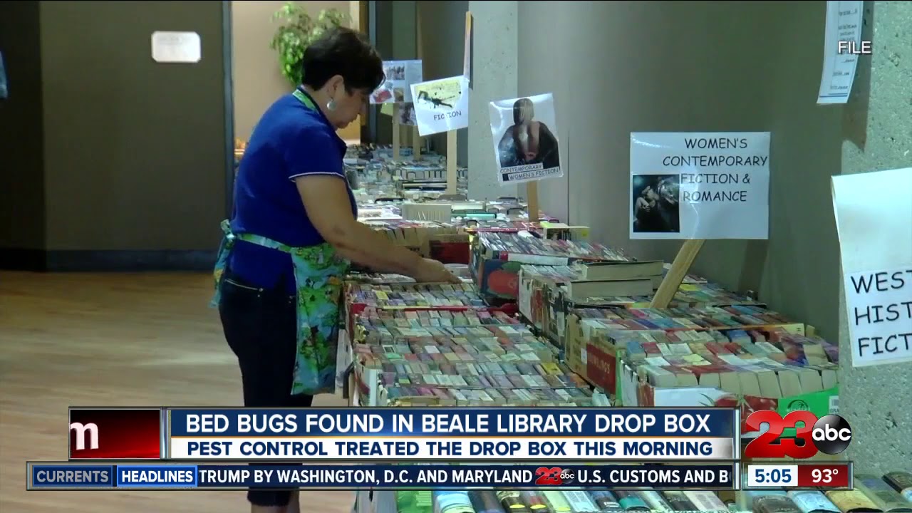 Bed bugs found in Beale Memorial Library book drop