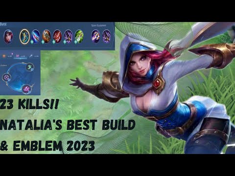 Legendary 23 Kills! Natalia's Best Build & Emblem 2023 [ Natalia Gameplay ]