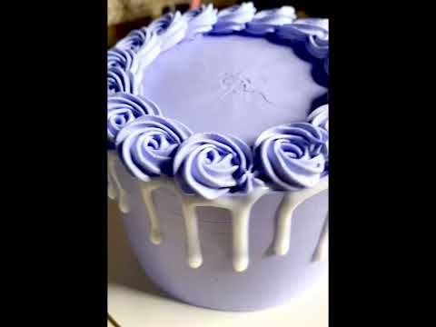 Purple cake design ideas #cakedesign #cakedecorating