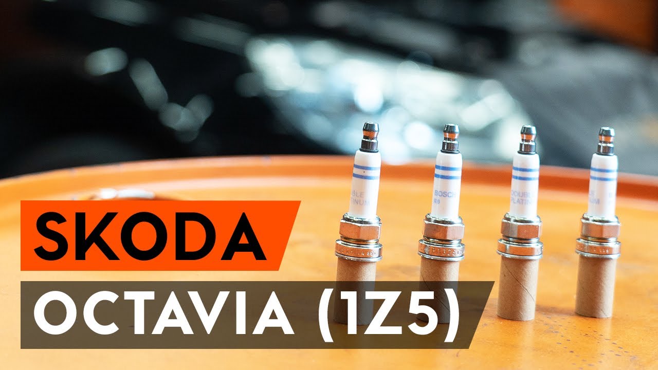 Gyújtógyertya-csere Skoda Octavia 1Z5 gépkocsin – Útmutató