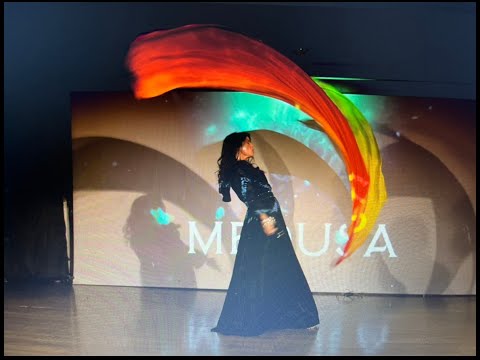 Ioanna Kougia -"Medusa's Fury" with Veil Poi | Drum