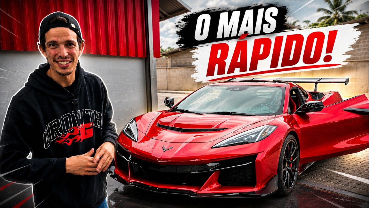 ACELEREI O CORVETTE MAIS FORTE DO MUNDO!