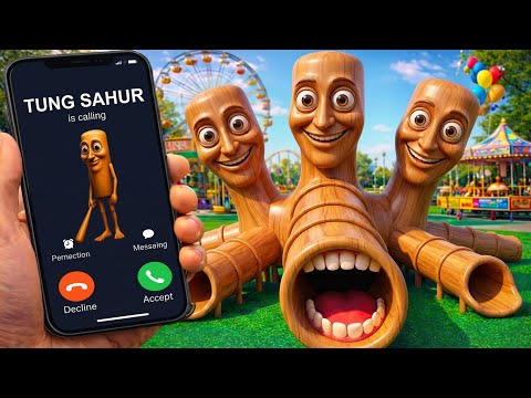 CURSE of TUNG SAHUR and BALLERINA CAPPUCCINO / Mad brainrot animals are calling me