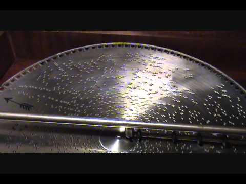 "SOUTHERN ROSES" Waltz Played On 1905 MIRA 18 1/2 Inch Concert Grand Console Music Box - Strauss