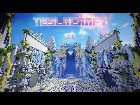 Обложка видео-обзора для сервера TeslaCraft