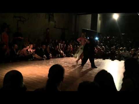  Alejandra Mantinan  and  Aoniken Quiroga  are  dancing  at  Athens TangoLovers  in  2016