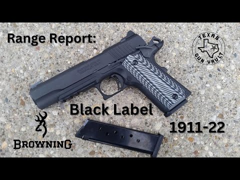 Range Report: Browning Arms Black Label 1911 (.22LR)