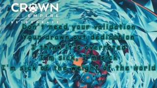 Crown The Empire Weight Of The World lyrics