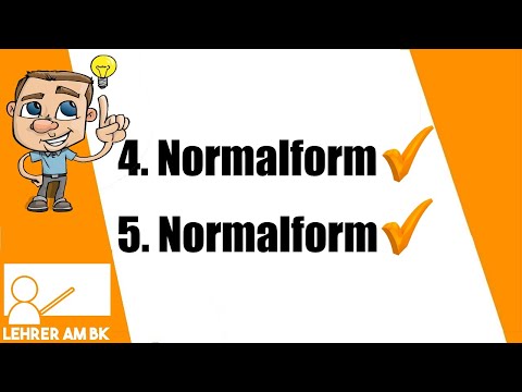 The fourth and fifth normal forms. Simply explained