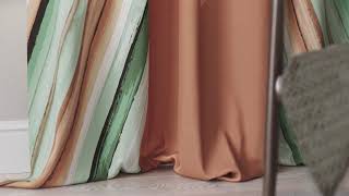 Комплект штор «Меленсис (оранжевый)» — видео о товаре
