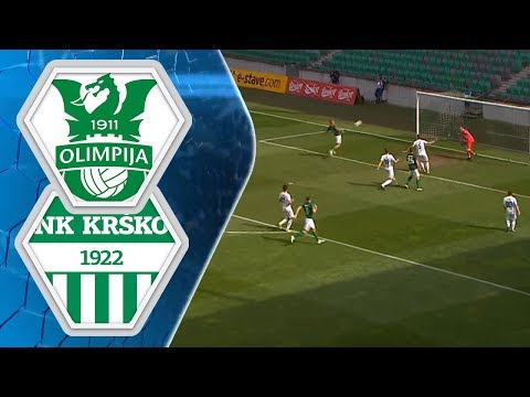 35.krog: Olimpija - Krško 2:0; Prva liga Telekom Slovenije 2017/2018