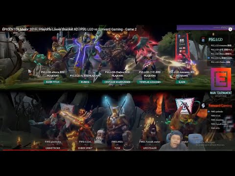 EPICENTER Major 2019  |   Playoffs  Lower Bracket R2 | PSG LGD vs Forward Gaming  -  Game 2
