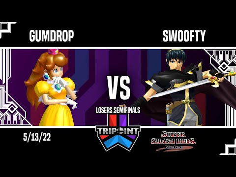 Tripoint Smash 143 - Losers Semifinals - Gumdrop(Peach) Vs. Swoofty(Marth)