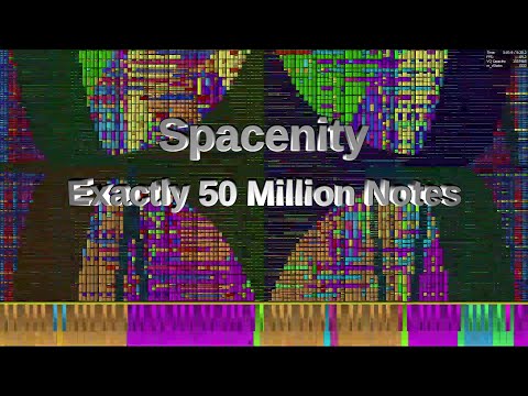 Black MIDI - Spacenity Exactly 50 Million Notes