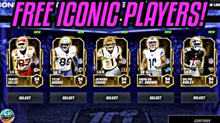 HOW TO GET FREE ICONIC PLAYERS! Madden Mobile 24