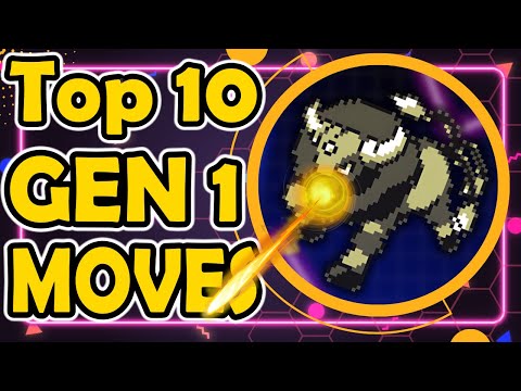 Top 10 Best Moves in Gen 1 Pokemon Red, Blue, Yellow