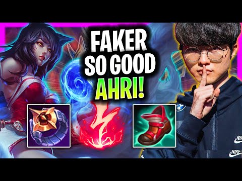 FAKER IS SO GOOD WITH AHRI! | T1 Faker Plays Ahri Mid vs Nunu!  Season 2025
