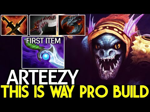 ARTEEZY [Slark] First Item Diffusal This is way Pro Build 7.23 Dota 2