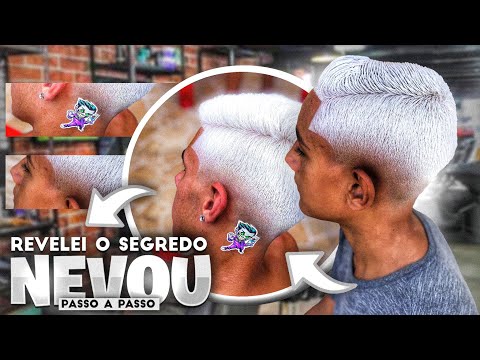 COMO DEIXAR O CABELO BRANCO NEVE 🥶🥶 Passo a Passo PLATINADO  (Sem Ardência) ❄️🧊🧊😱