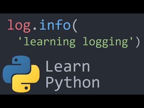 Logging Python Programming Tutorial