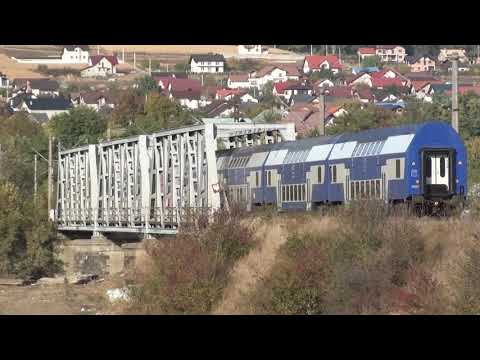 Tren IR1832 Cluj Napoca - Galati trece prin Suceava cu vagoane de tren regio - 12.10.2019