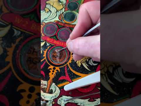 How to a remove playfield plastic inserts like a pro.