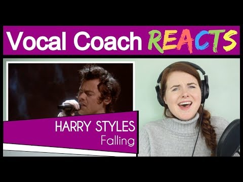 ボーカルコーチがHarry Styles - Falling (Live)に反応しました。 (Vocal Coach reacts to Harry Styles - Falling (Live))