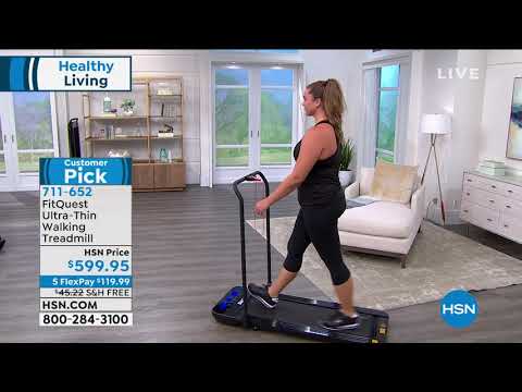 FitQuest UltraThin Walking Treadmill