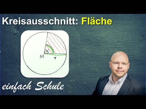 Fläche vom Kreisausschnitt berechnen | einfach erklärt