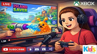 Island Saver no Xbox Series Jogo Divertido GAMEPLAY PT BR Liberando Animais e Colorindo Episódio #2