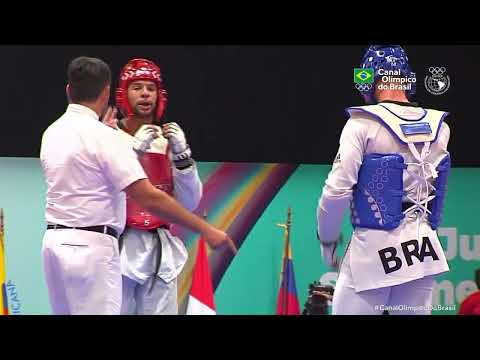 ASSUNÇÃO 2022 - Icaro Miguel conquista medalha de ouro no Taekwondo caetgoria +80kg