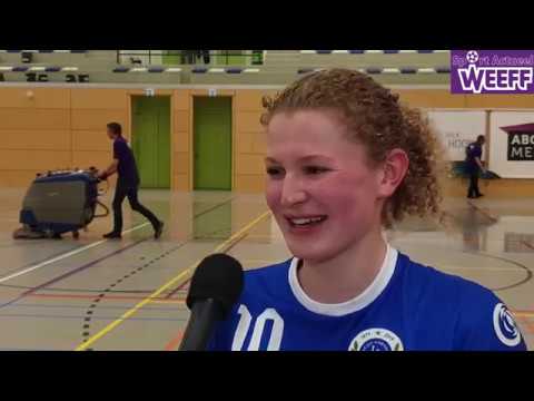 2019-04-20 Zaalhandbal, Nacompetitie, SEW-Borhave, interviews