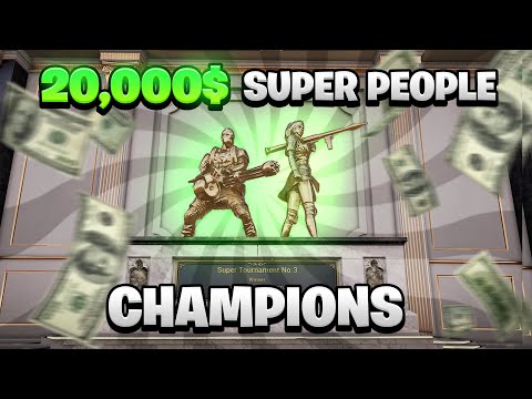 WE WON THE $20,000 SUPER PEOPLE TOURNAMENT!!!